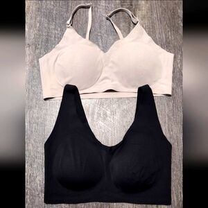 Set of 2 L Seamless Comfort Bras